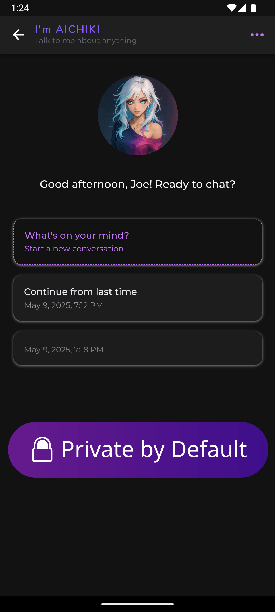 Preview of the application